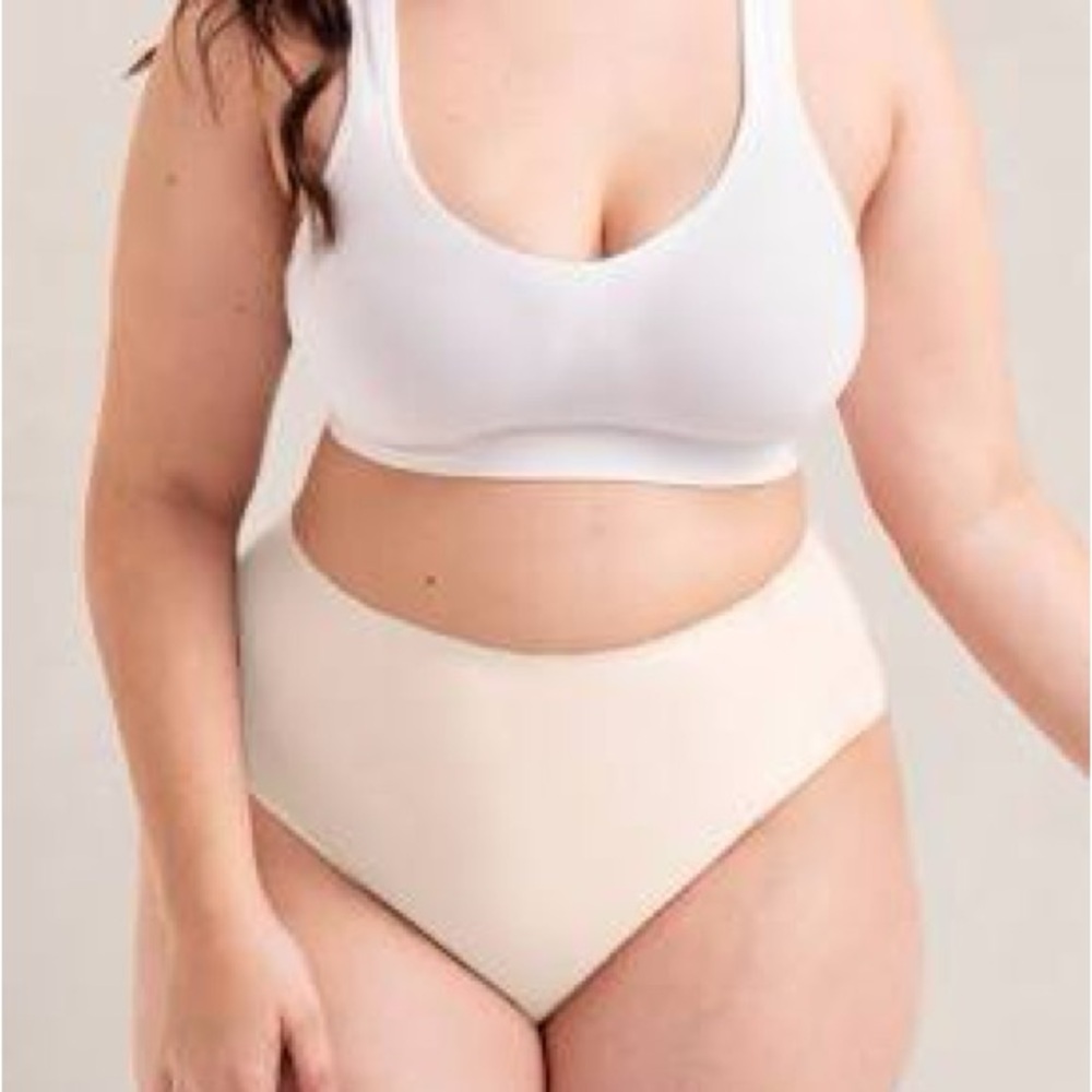 Truekind Seamless Stretch Mid Waist Brief By Shapermint Nude Size 0-14